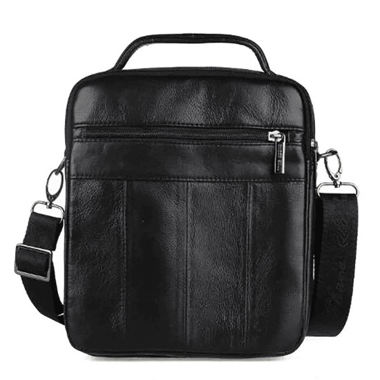 Bolsa Transversal Masculina Lateral de Couro