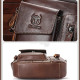 Bolsa Lateral Masculina de Couro