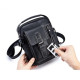 Bolsa de Lado Masculina Tiracolo Transversal em Couro