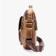 Bolsa de Lado Masculina Tiracolo Transversal em Couro