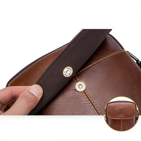 Bolsa Tiracolo Masculina de Couro Urbana