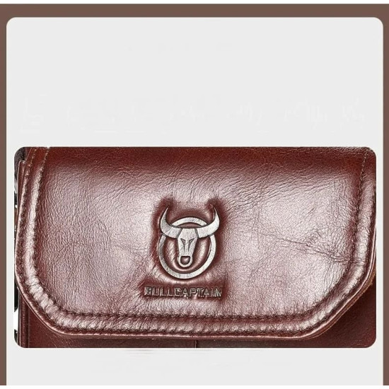 Bolsa Tiracolo Masculina de Couro Lateral