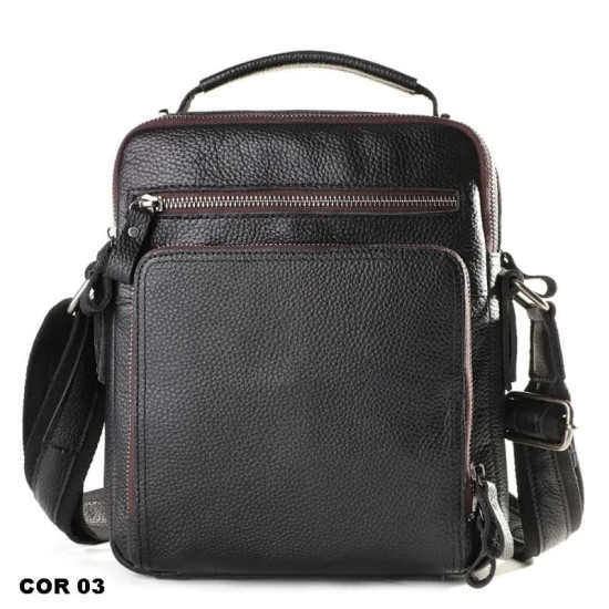 Bolsa Tiracolo Masculina Couro Premium