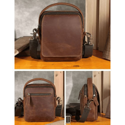 Bolsa Transversal Masculina de Lado Estilo Tiracolo