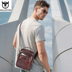 Bolsa Masculina Transversal Pequena Vertical