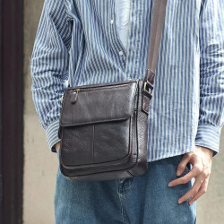 Bolsa Transversal Masculina Pequena Mini Carteiro