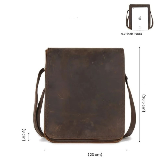 Bolsa Pequena Transversal Masculina Tiracolo