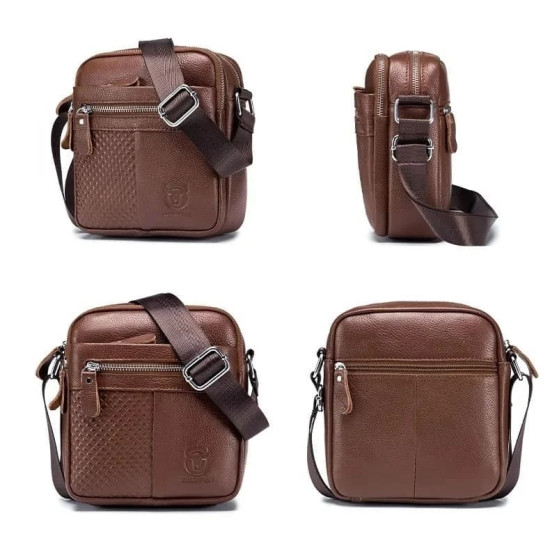 Bolsa Masculina Pequena de Lado