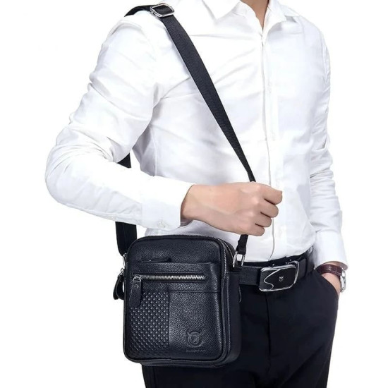 Bolsa Masculina Pequena de Lado