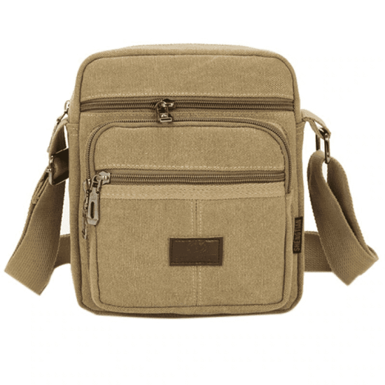 Bolsa Lateral Lona Tiracolo Masculina