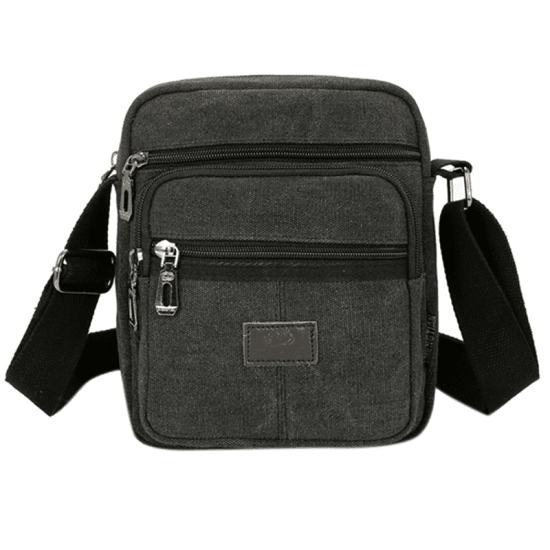 Bolsa Lateral Lona Tiracolo Masculina