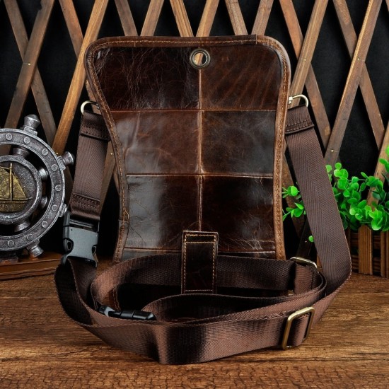 Bolsa de Perna Masculina Motoqueiro Couro