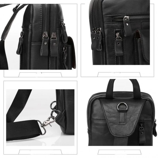 Bolsa Transversal Masculina Couro Nobre