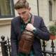 Bolsa Masculina Transversal em Couro Milão