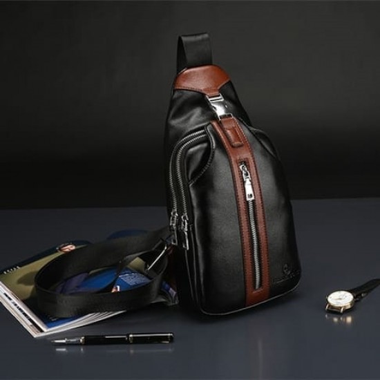 Bolsa Transversal Masculina Bulgaro