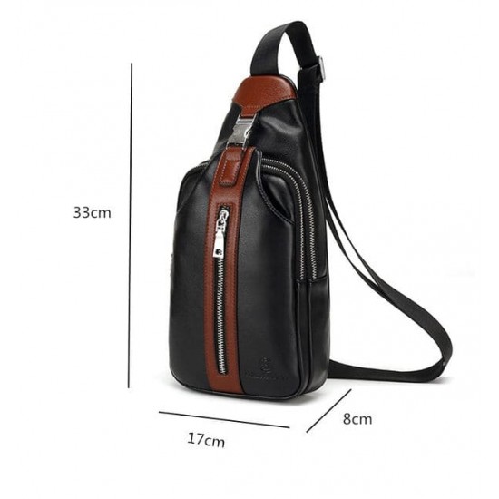 Bolsa Transversal Masculina Bulgaro