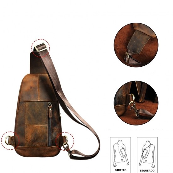 Bolsa Transversal Masculina Texas