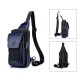 Bolsa de Couro Masculina Transversal