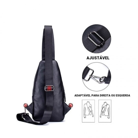 Bolsa Masculina Transversal Pequena