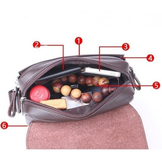 Bolsa de Ombro Masculina Magnata