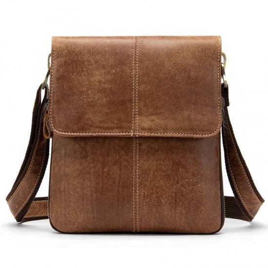 Bolsa de Couro Masculina Lateral