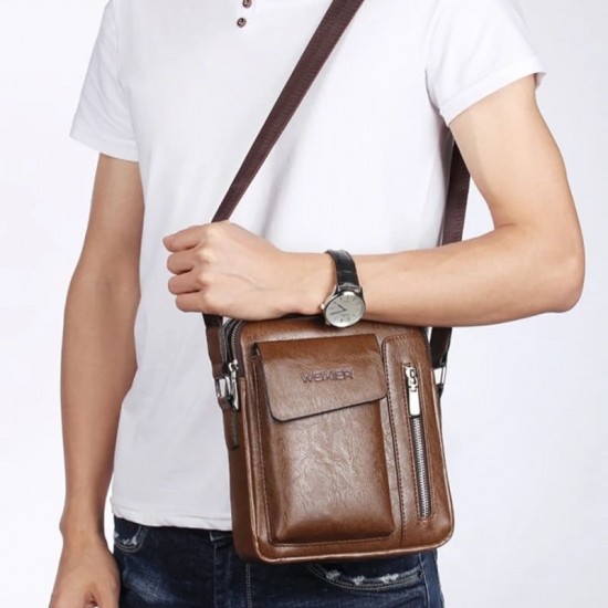 Bolsa de Ombro Masculina Malta