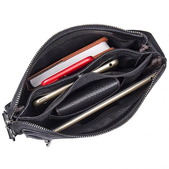 Bolsa de Couro Masculina Ombro