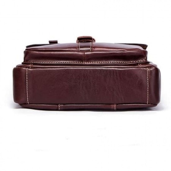 Bolsa Lateral Masculina Couro Legítimo Elite