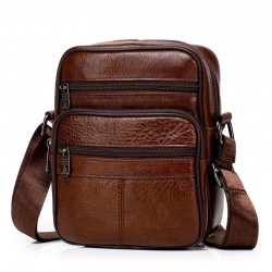 Bolsa Masculina de Couro Tiracolo