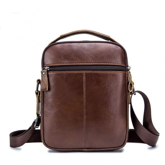 Bolsa de Couro Transversal Masculina Britânico