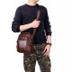 Bolsa de Couro Transversal Masculina Britânico