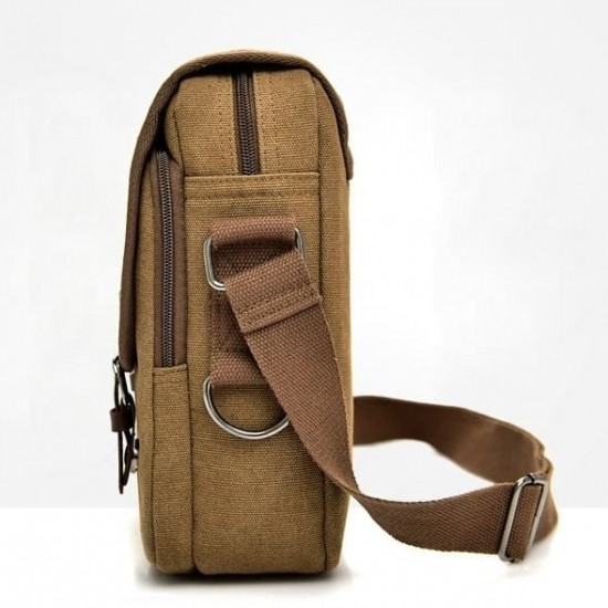 Bolsa de Ombro Masculina Lona