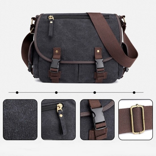 Bolsa de Lona Transversal Masculina Mensageiro