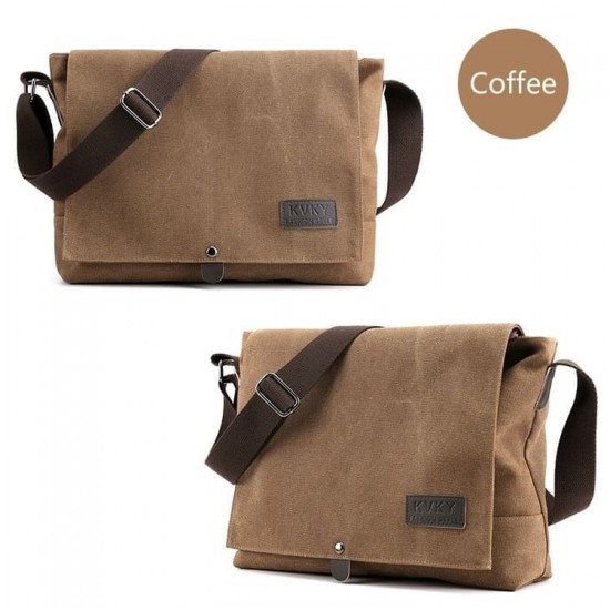 Bolsa Carteiro de Lona Masculina