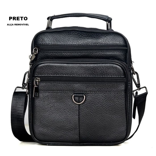 Bolsa de Couro Tiracolo Masculina