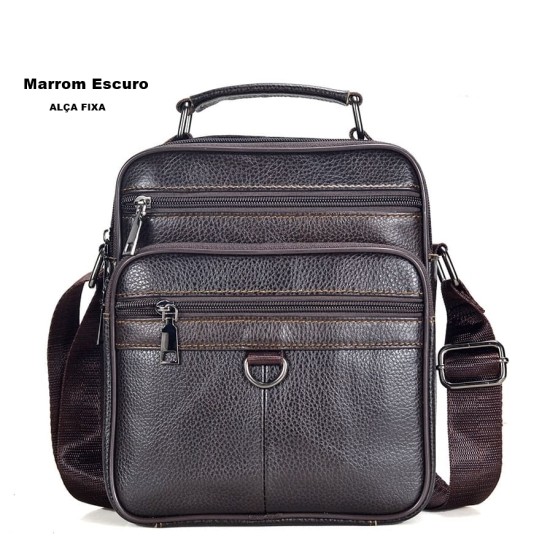 Bolsa de Couro Tiracolo Masculina