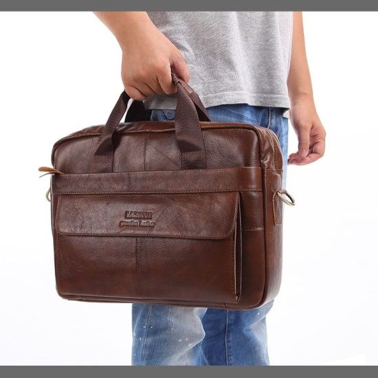 Bolsa Carteiro de Couro Legítimo Bolsa Carteiro de Couro Legítimo