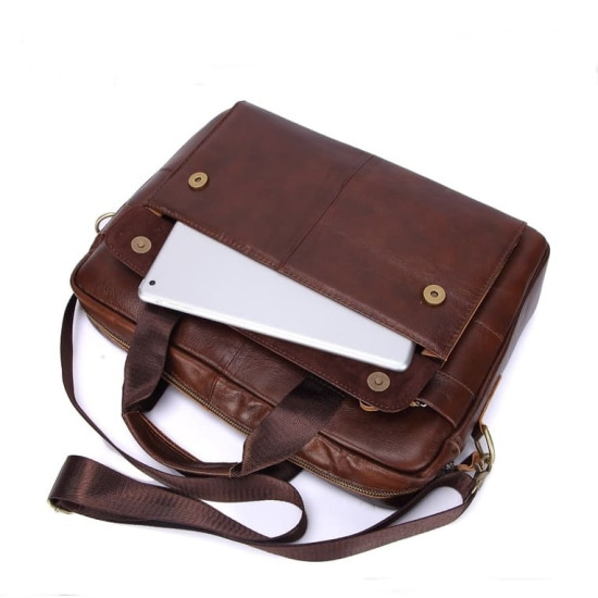 Bolsa Carteiro de Couro Legítimo Bolsa Carteiro de Couro Legítimo