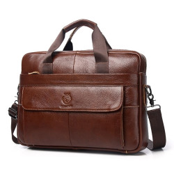 Bolsa Executiva Masculina em Couro para Notebook