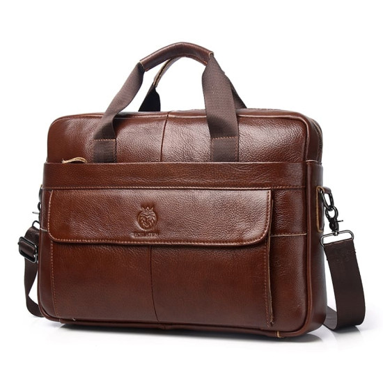 Bolsa Executiva Masculina em Couro para Notebook