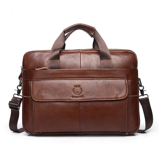 Bolsa Executiva Masculina em Couro para Notebook