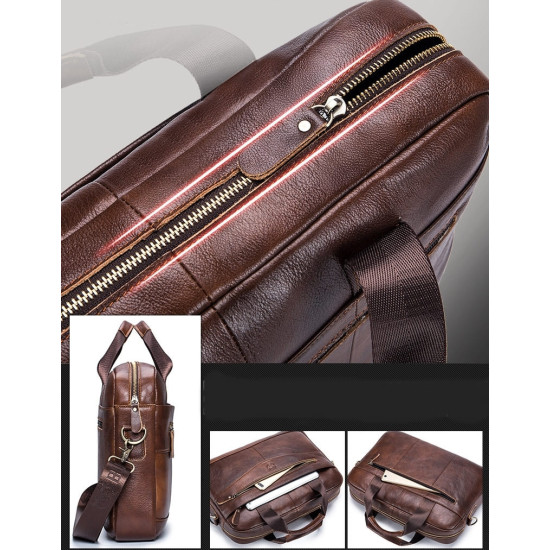 Pasta Para Notebook Masculina em Couro Legítimo