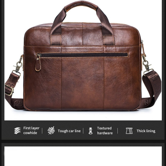 Pasta Para Notebook Masculina em Couro Legítimo