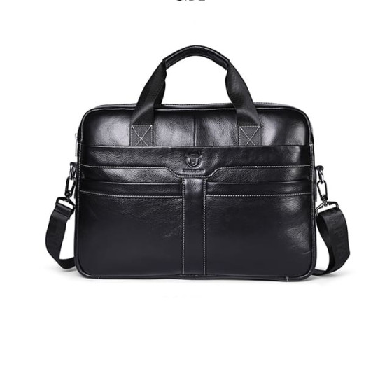 Bolsa Que Cabe Notebook até 15.6 Polegadas em Couro