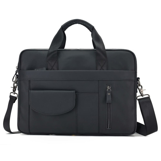 Bolsa de Couro Para Notebook Masculina 15.6 Polegadas