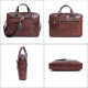 Bolsa de Couro Para Notebook Masculina 15.6 Polegadas