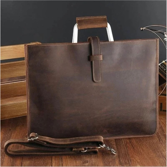 Bolsa Couro Notebook Slim Para Notebook 14 Polegadas