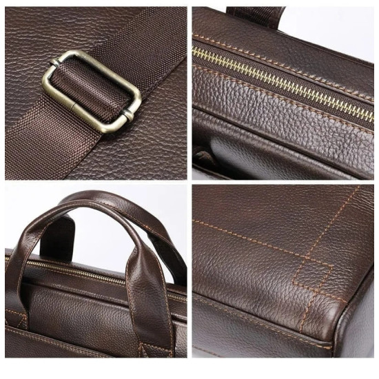 Pasta Executiva Premium em Couro Para Notebook 15 Polegadas