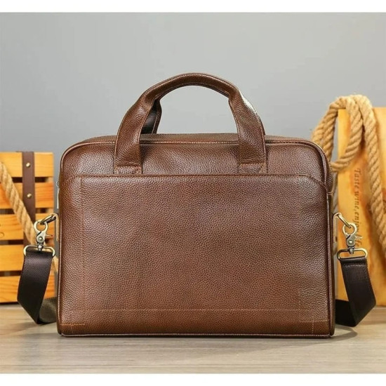 Pasta Executiva Premium em Couro Para Notebook 15 Polegadas