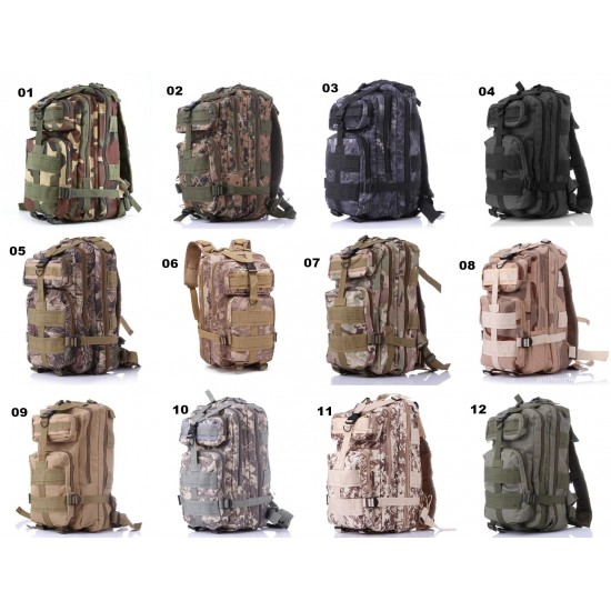 Mochila Militar Camuflada 30 Litros